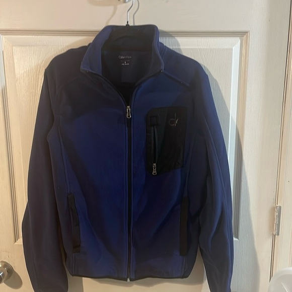 Calvin Klein Men's Navy Performance Jacket - Picture 1 of 5